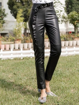 

2019 New Fashion Genuine Sheep Leather Pants BP16