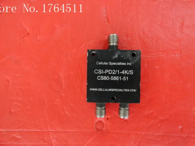 

[BELLA] A two CSI power divider CSI-PD2/1-4K/S SMA