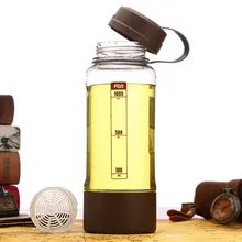 1500ml portable Outdoor Water Bottle Food Grade Plastic Sport Large capacity Water Bottles For Running Travel Cycling Sports