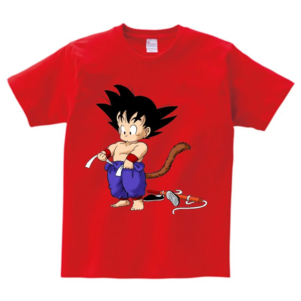 Japanese Anime T Shirt Kids Summer Boy Short Sleeve 100% Cotton High Quality T-Shirts Girl Cartoon Tops clothes 2-14Yrs | Детская одежда