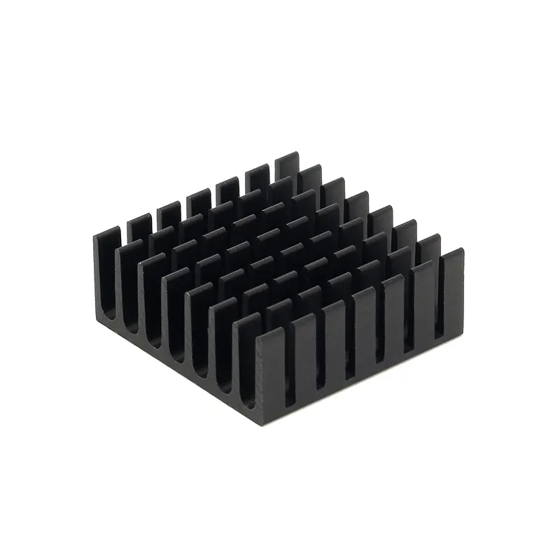 1 pc 282811mm Heatsink Cooling Fin Aluminum Heat Sink Radiator Cooler Black Heatsink 28X28X11mm (7)