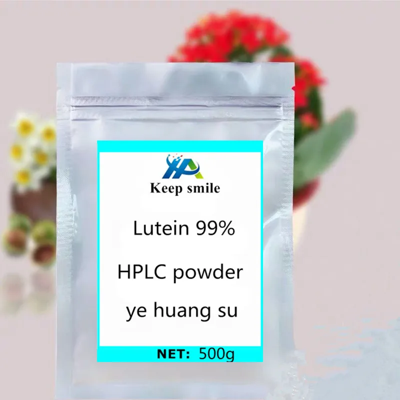 Экстракт цветков Календулы Порошок lutein 20% ВЭЖХ для защиты ваших глаз, блеск ФЕСТИВАЛЬ Макияж лица драгоценные камни отбеливание кожи - Цвет: 500g