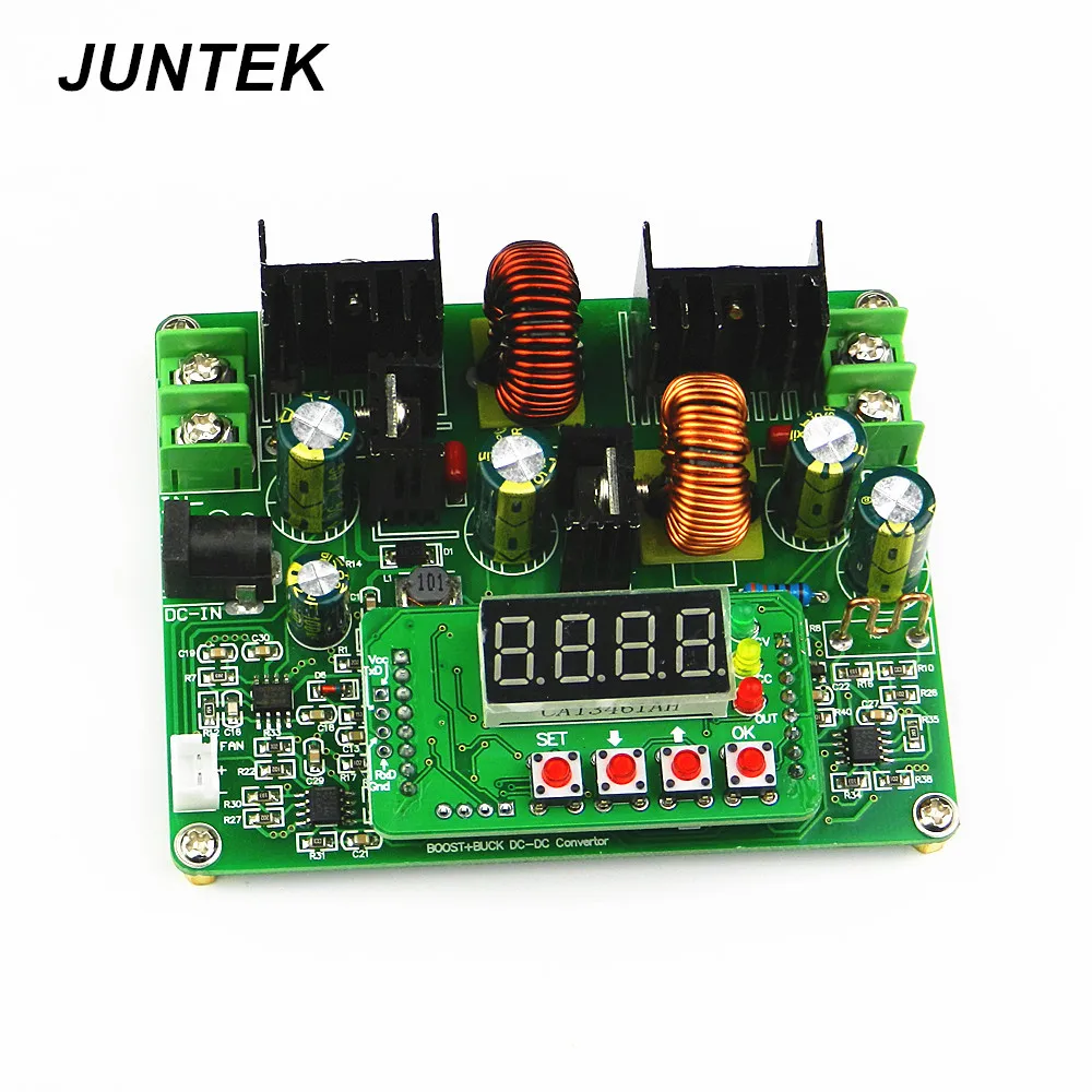 JUNTEK DPS-3806 DC buck-повышающий Мощность модуль постоянного Напряжение постоянный ток светодиодный Driver 0-36 В 0-6A Зарядное устройство