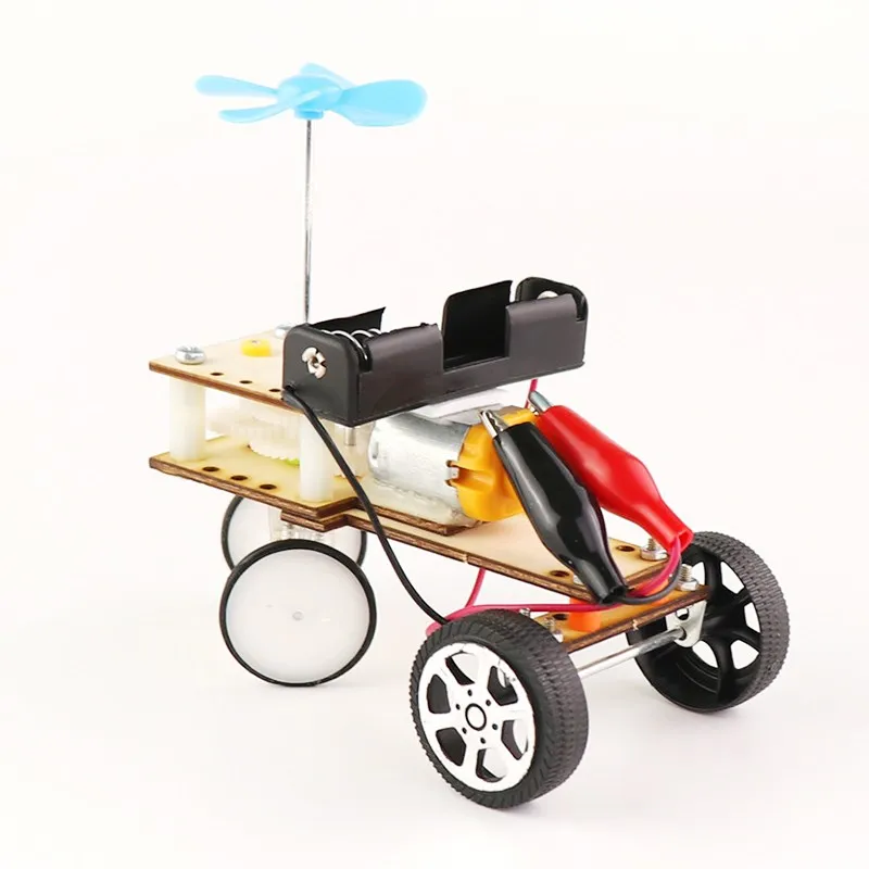DIY Educational Mechanical Obstacle Avoidance Car Scientific Invention