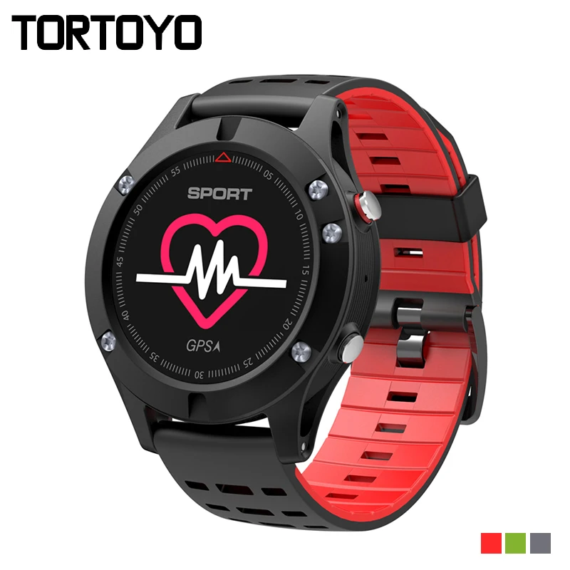 

TORTOYO NEW OLED GPS Smart Watch F5 Altimeter Barometer Thermometer Bluetooth IP67 Smartwatch Wearable devices for iOS Android