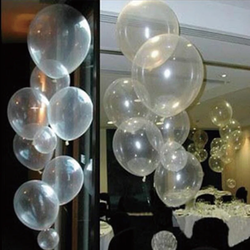100 шт. прозрачные шары из латекса 12 дюймов|supplies party|supplies wedding |