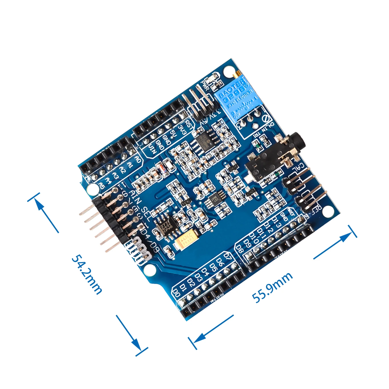 ЭКГ/ЭМГ щит с кабелями и электродами для Arduino