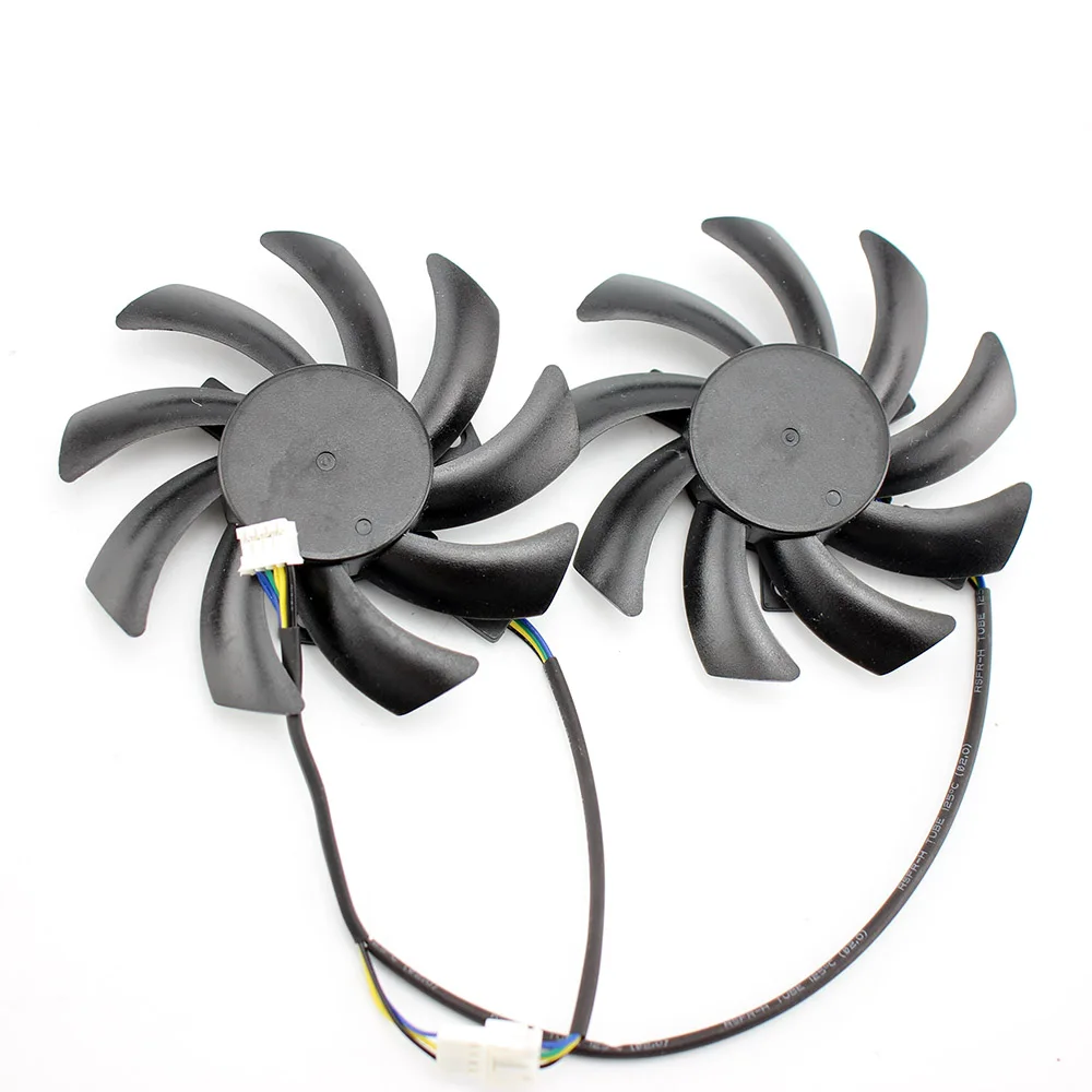 2pcs/set FDC10H12S9-C R9-270/290/390X VGA GPU Cooler Graphics Fan For XFX R9 285/280/290/290X/280X RX 480/470 Video Card Cooling