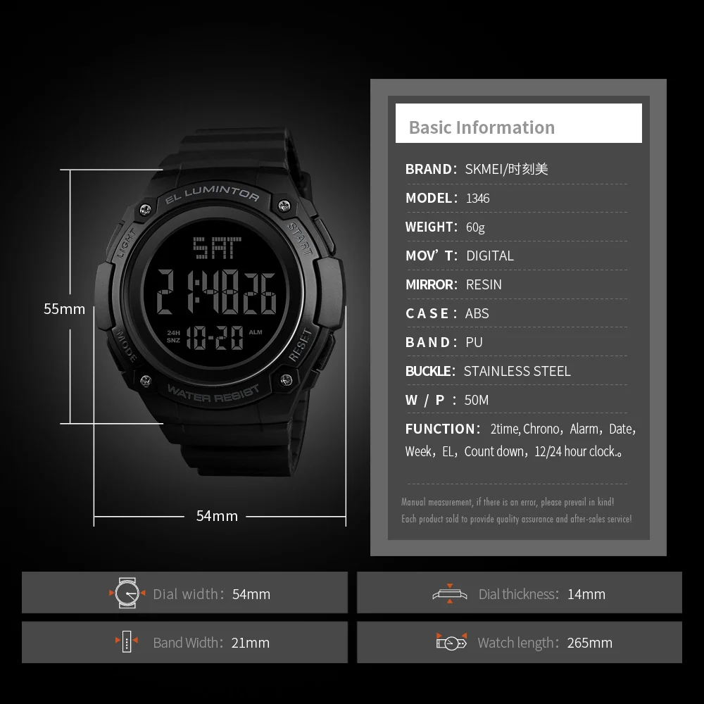 SKMEI Countdown Sports Watches Men LED Electronic Digital Watch Waterproof Mens Watches Top Brand Luxury Clock Relogio Masculino