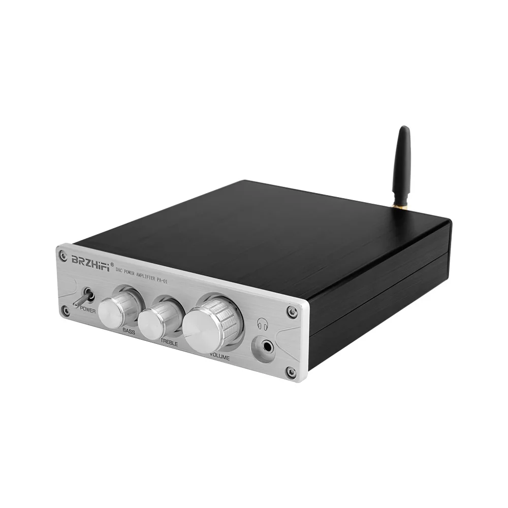 BRZHIFI HiFi TPA3116 Bluetooth 5,0 APTX ES9018K2M DAC стерео класса D 100 Вт* 2 усилитель мощности с усилителем для наушников для звукового театра