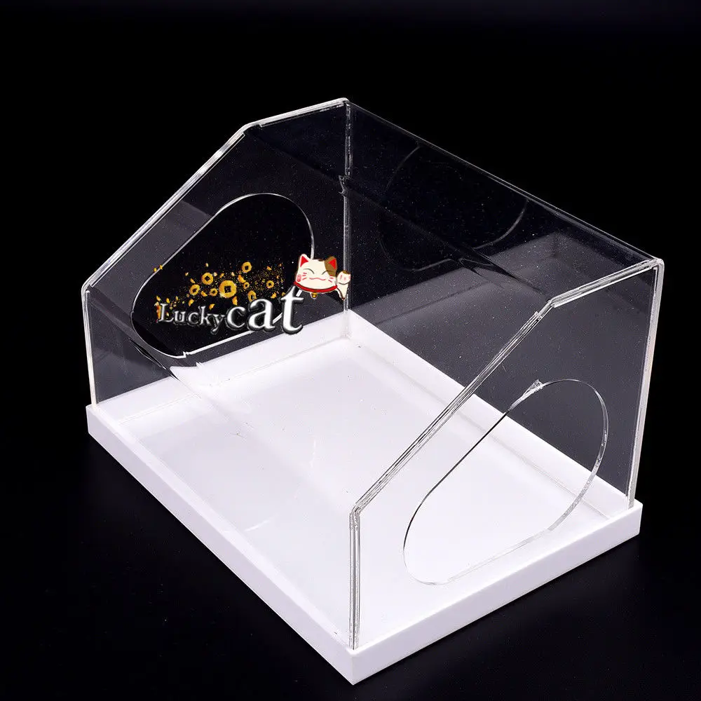 Dental Grinding Polishing Box Case Lapping Protector Acrylic Holderin