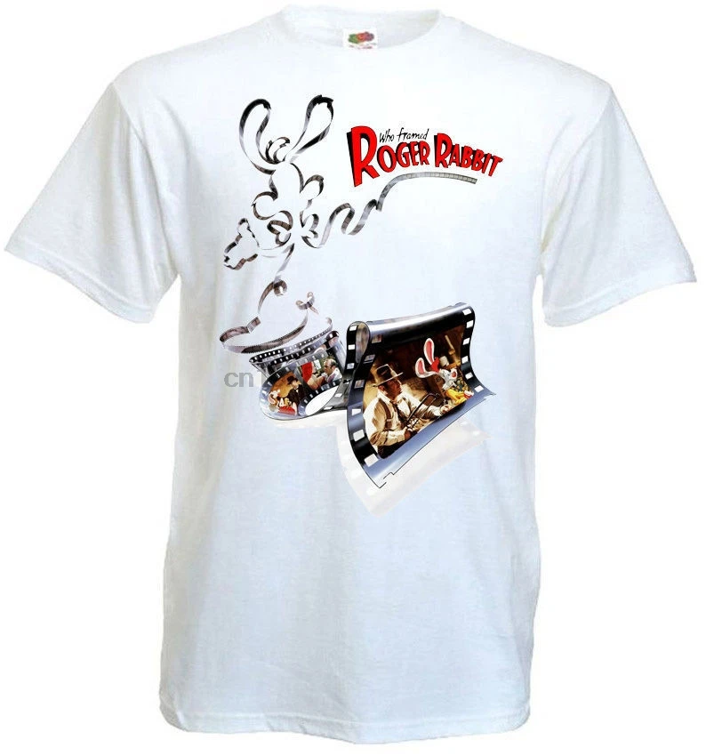 

Who Framed Roger Rabbit 1 Movie Poster T Shirt All Sizes White 2019 New Fashion T Shirt Men Cotton