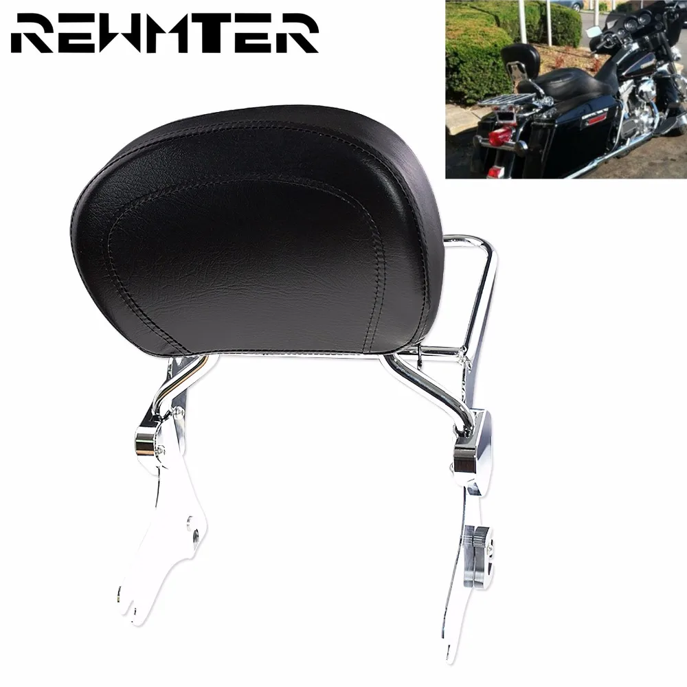 Chrome Backrest Sissy Bar+Luggage Rack For Road King FLHRC FLTR Classic FLHRCI Street Glide FLHX