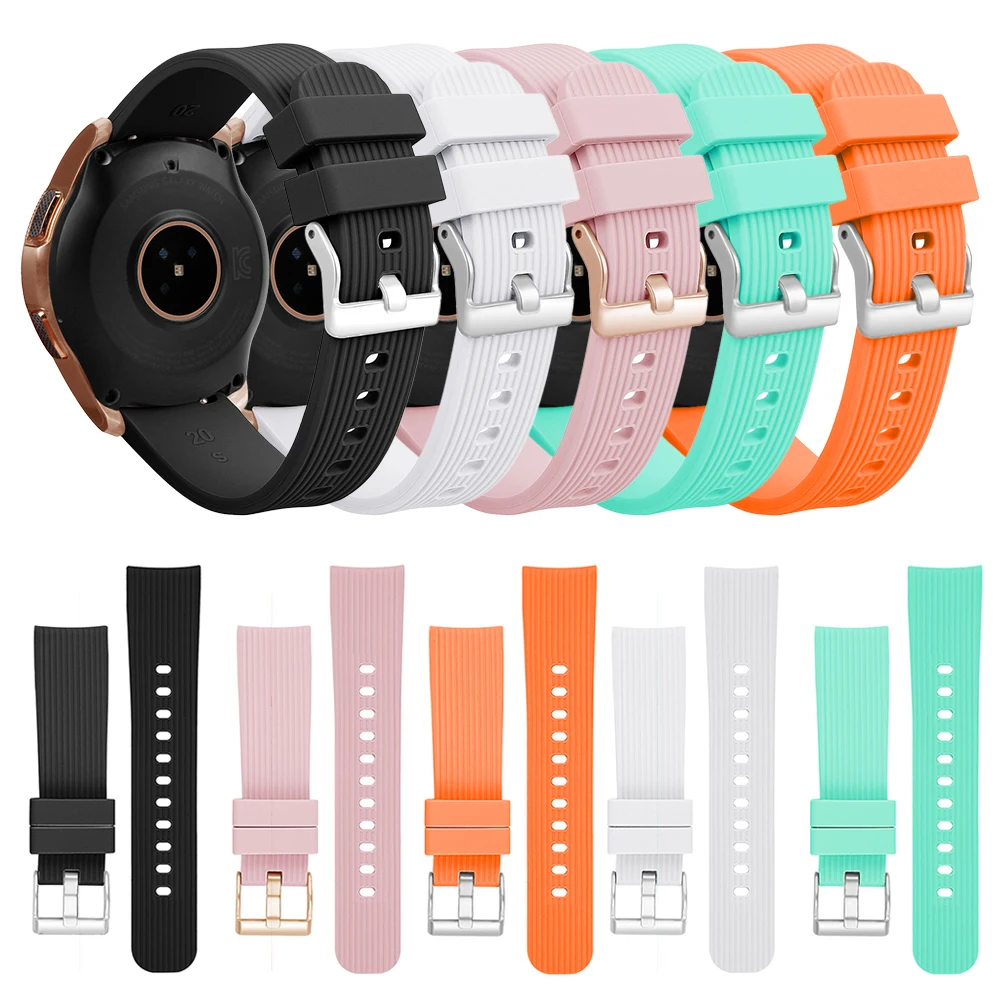 

Silicone Sport Watch Band for Samsung Galaxy SM-R810 & Gear 2/3/4 Smart Watch Band Fit Fitness Tracker Wristband Replacement