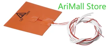 

1pcs 3D printer accessories 120x120mm 12V 120W silicone rubber heated bed silicone heating pad heating plate