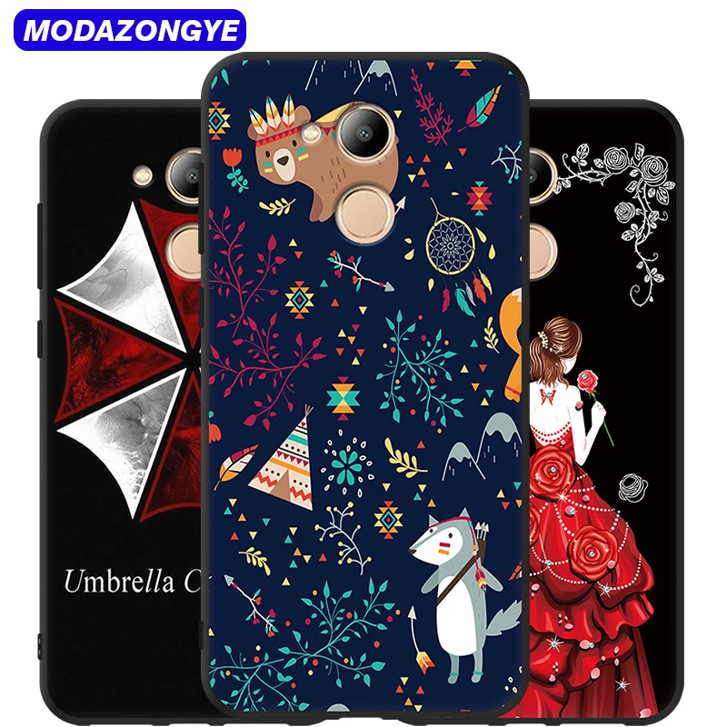 

6Cpro For Huawei Honor 6C Pro Case Huawei JMM-L22 Case Soft TPU Silicone Phone Case Cover For Huawei 6 C Pro JMM-L22 5.2 Inch
