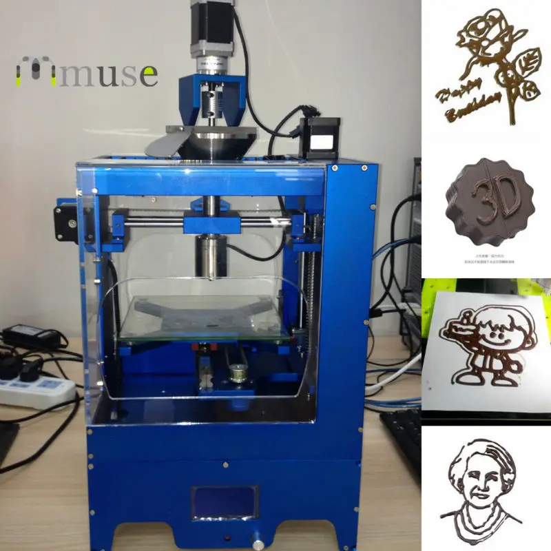 Desktop Chocolate 3D Printer Food 3D Printing Machine