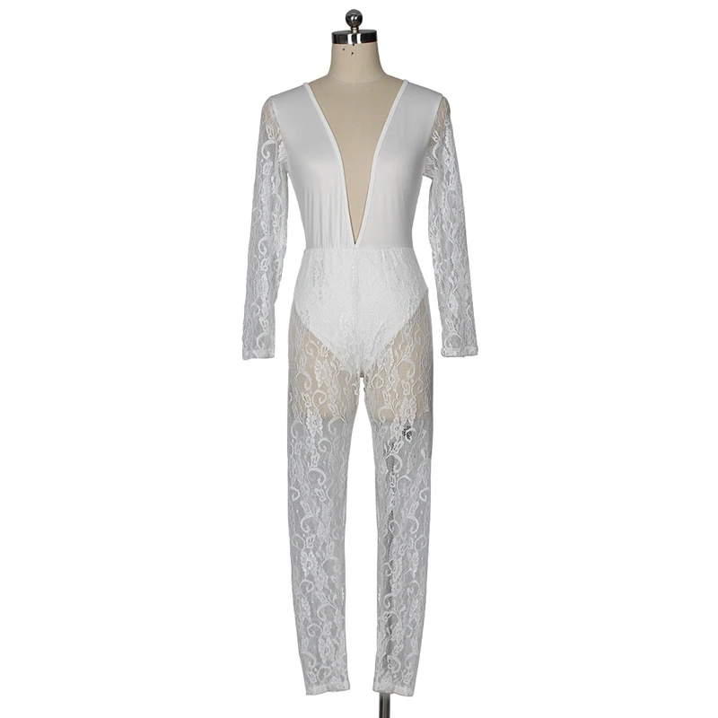 Autumn Sexy Lace Rompers Womens Summer Jumpsuit Ladies (3)