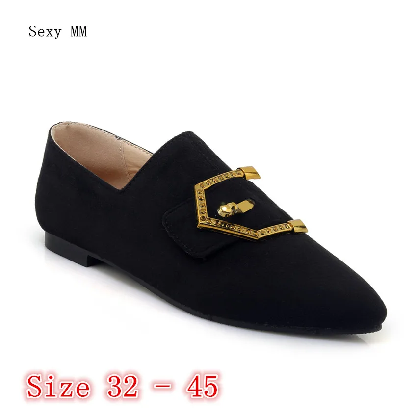 

Shoes Woman Slip On Shoes Loafers Girl Ballet Flats Women Flat Shoes Soft Comfortable Small Plus Size 32 33 - 40 41 42 43 44 45