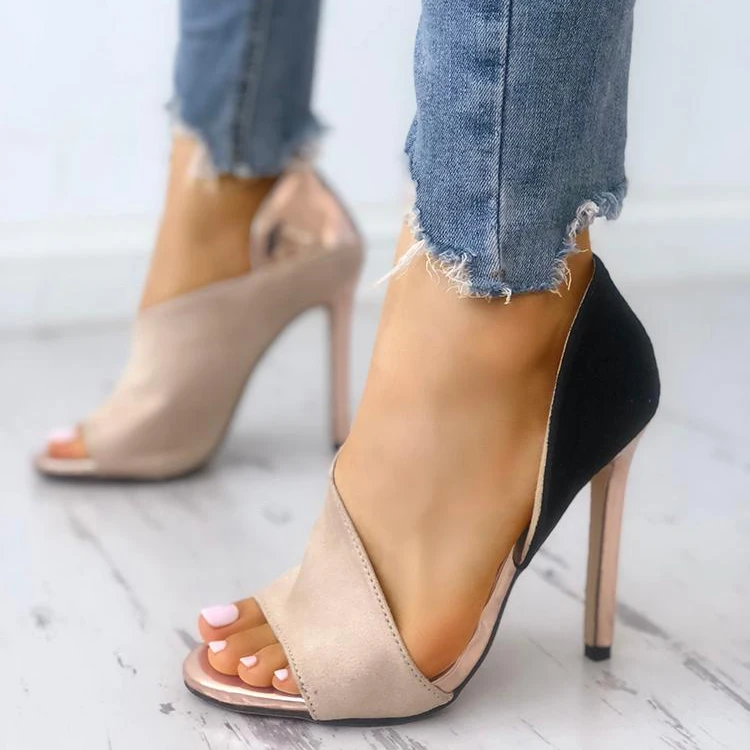 New Womens Fashion Summer Sexy Exquisite High Heels Ladies Increased Stiletto Peep Toe Sandals Wedding Party Shoes