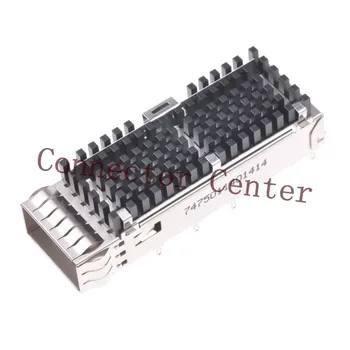 

Original QSFP+ Cage Assembly with Heat Sink Press-Fit Pins 0747501140