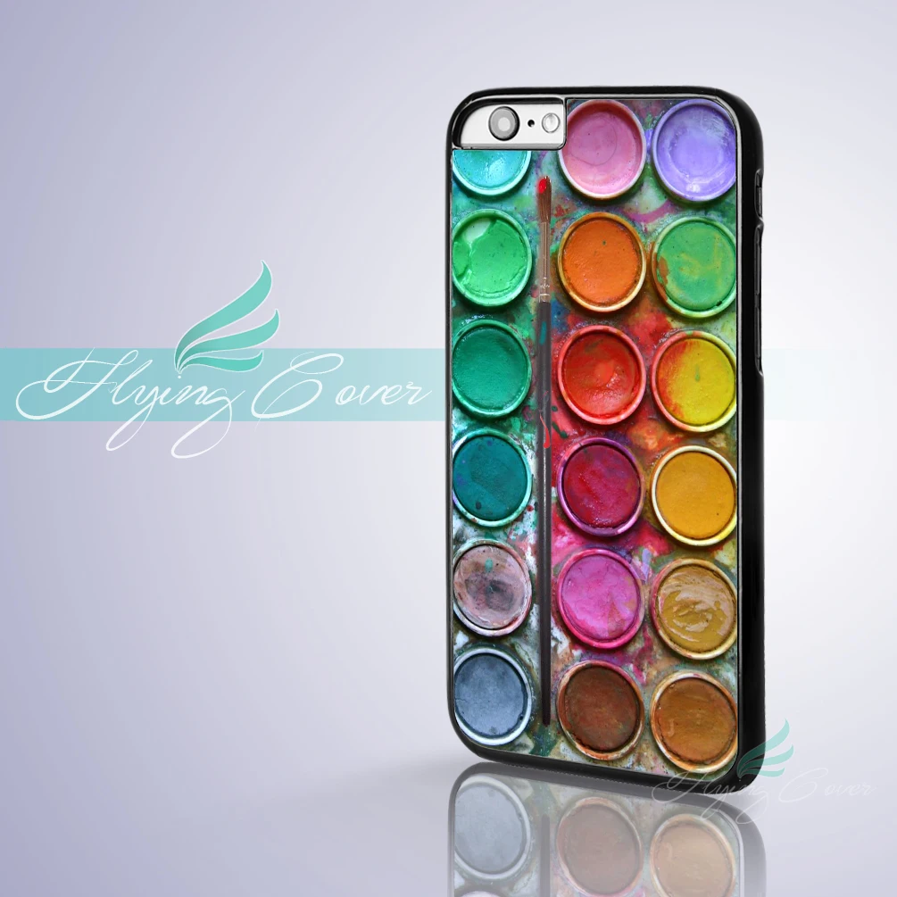 Coque Colors Paint Box Set Palette Phone Cases for iPhone X 8 8Plus 7