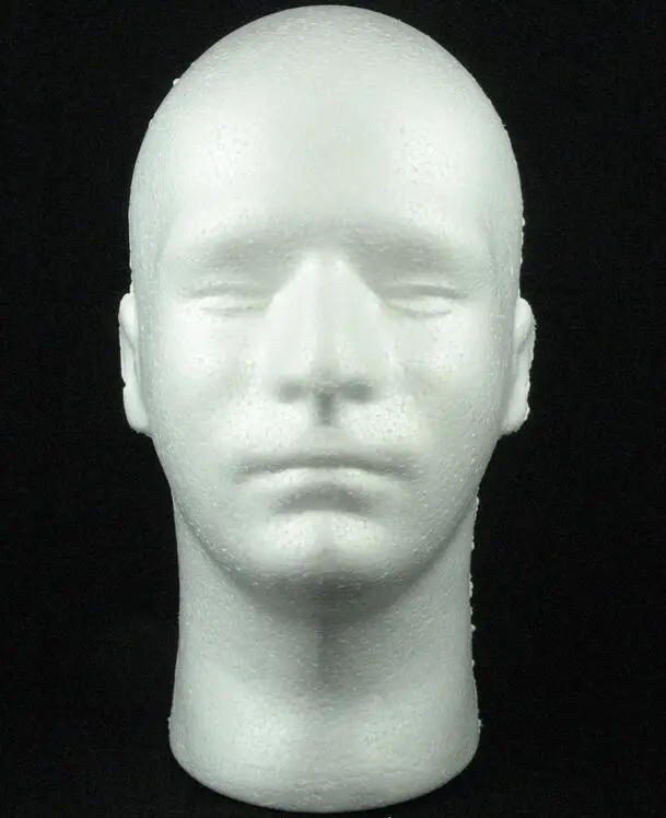 Мужской манекен головной убор парик учебная голова модель Мужская голова модель