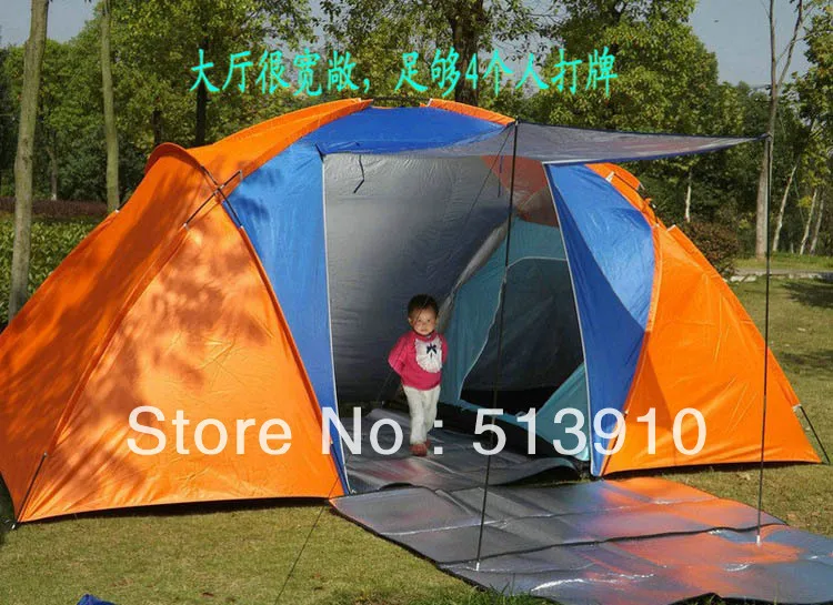 5-6persons luxury 2room 1hall double layer large family outdoor camping tent 5-6persons luxury 2room 1hall double layer large family outdoor camping tent
