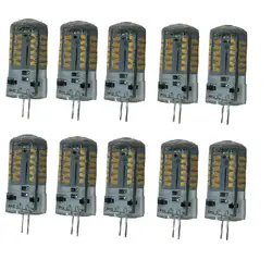 4W G4 57SMD3014 300-450LM DC12V теплый белый натуральный белый декоративный водонепроницаемый светодиодный двухштырьковый светильник JTFL031 оптовая