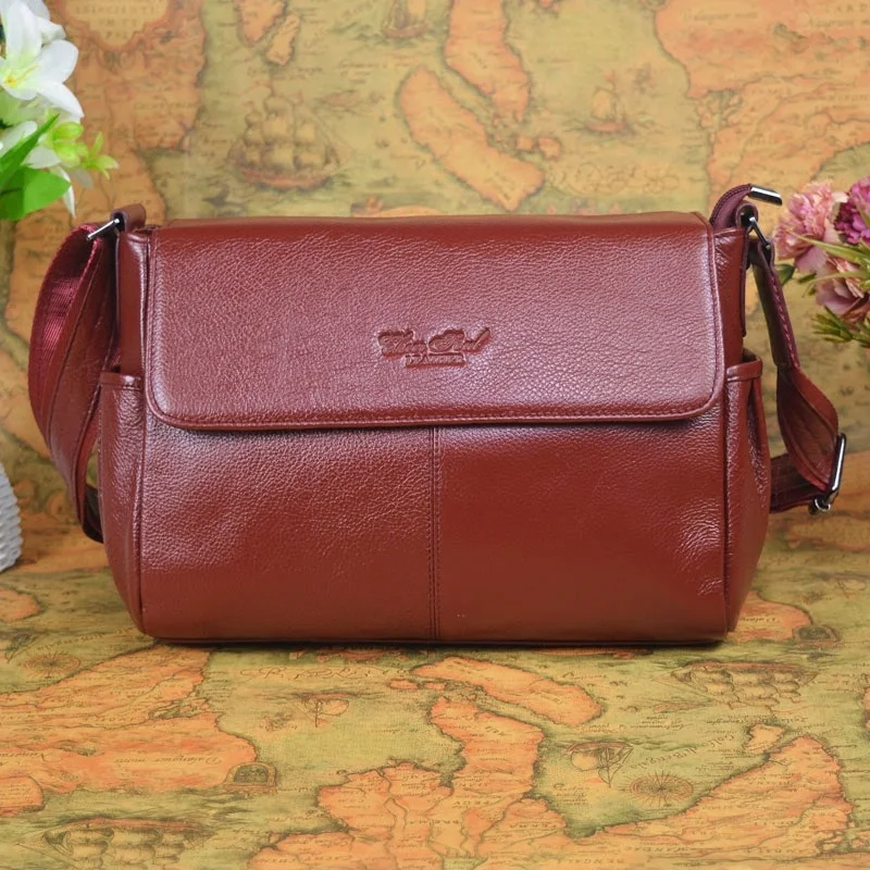 CHEER SOUL Luxury Brand Genuine Leather Women's Bags Fashion Handbag Messenger Shoulder Bags Crossbody Bag Large Capacity bag CHEER SOUL Luxury Brand Genuine Leather Women's Bags Fashion Handbag Messenger Shoulder Bags Crossbody Bag Large Capacity bag