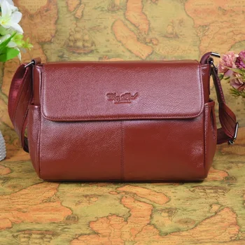 

CHEER SOUL Luxury Brand Genuine Leather Women's Bags Fashion Handbag Messenger Shoulder Bags Crossbody Bag Large Capacity bag