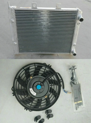 Алюминий радиатора и вентилятор для Polaris RZR 800 570 RZR570 RZR570S RZR800 RZR800S EFI LE EPS/ПСВ(2007- комплект 08 09, 10, 13, 15, 16 лет - Цвет: Radiator And Fan