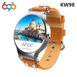 696 новые KW98 Смарт-часы Android 5,1 3g WI-FI gps часы MTK6580 Smartwatch iOS Android для samsung Шестерни S3 Xiaomi PK KW88