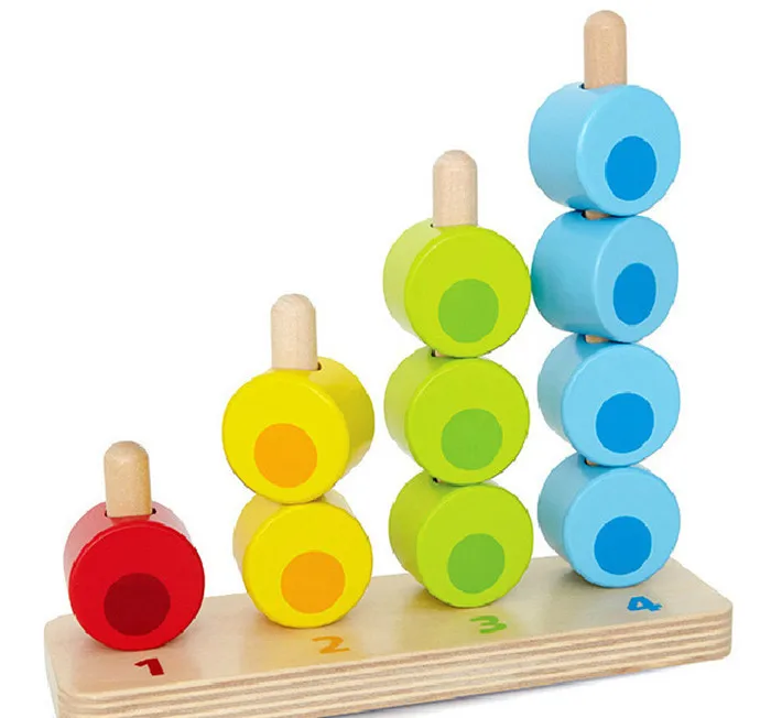 

New wooden toy Wooden beads Blocks Baby toy Free Shipping