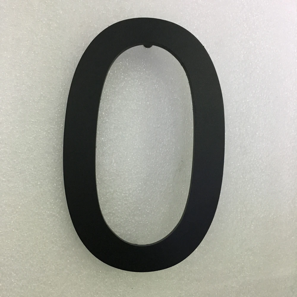Индивидуальные 125 мм черный логотип кованого железа Ручная работа для дома номеров 0 бронзовые цифры на двери гостиничных номеров, домов, квартир металлический цифры Стикеры плиты знаки адрес табличка