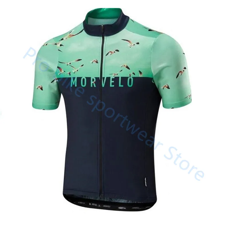 Morvelo Лето Костюмы гоночный велосипед Горный Pro team Велосипеды Джерси Quick dry с коротким рукавом велосипед Костюмы Ropa Ciclismo D19 - Цвет: cycling jersey 10