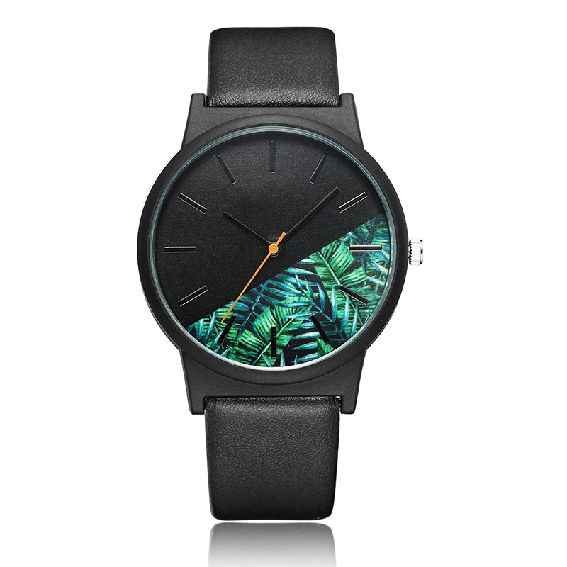 Fashion Tropical Jungle Design Watch Men Women Unisex Unique Quartz