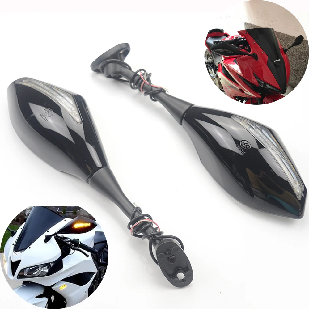 Светодиодные поворотники светильник зеркала заднего вида для Honda CBR600RR CBR1000RR CBR250R