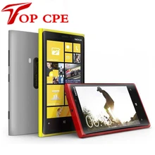Оригинальный Разблокирована Lumia 920 3 Г/4 Г Nokia 920 Windows Мобильный Телефон ROM 32 ГБ 8.7MP GPS WI-FI Bluetooth Восстановленное бесплатная Доставка
