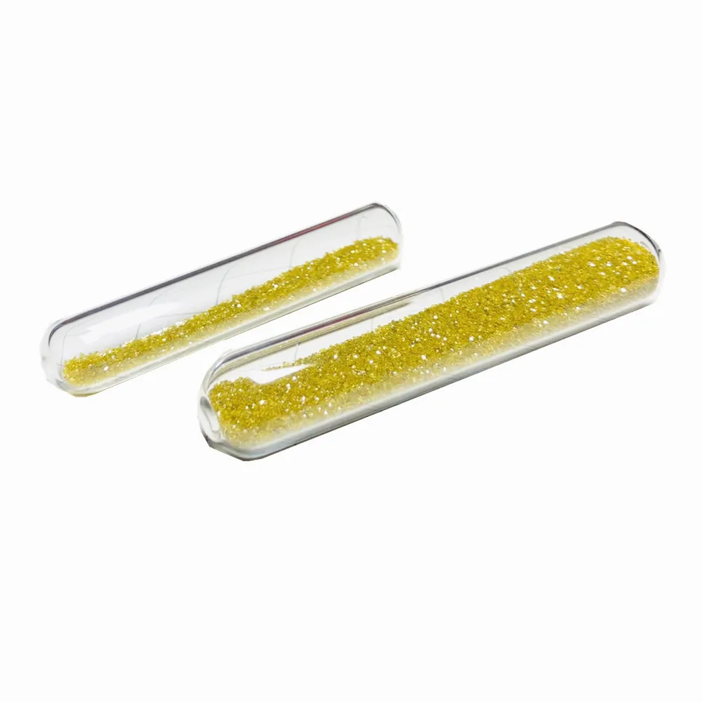 

Diamond Grain for Element Collection Pure Gold Color Diamond Powder Sealed in Glass DIY Hobbies Crafts Display