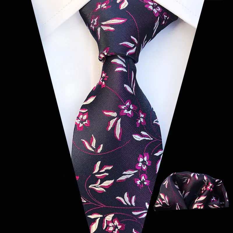 Клетчатый Мужской комплект галстуков дополнительный длинный размер 146 см* 8 см галстук синий Пейсли Цветочный шёлковый жаккардовый тканый шейный галстук костюм Свадебная вечеринка - Цвет: TZ-D11