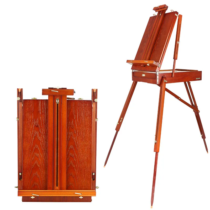 Painting Easel Caballete De Pintura Portable Folding Artist Oil Paint Easel  Stand Men's Wood Easel For Painting Art Supplies - Easels - AliExpress