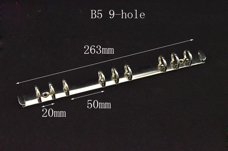 A5 20 отверстий, B5 26 отверстий, a4, a7, a6, DIY скрепки. Журнал зажимы