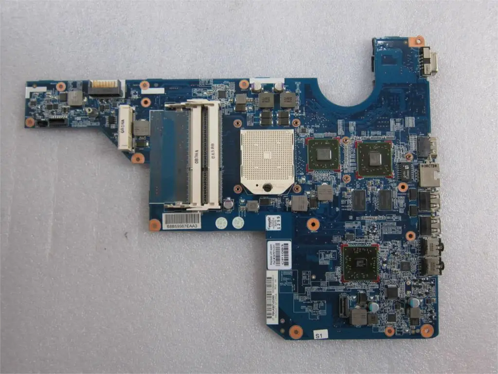 For HP CQ62 G62 597673 001 Original laptop Motherboard non integrated