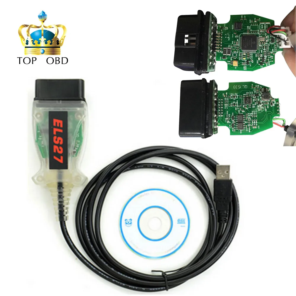 100% PIC24HJ128GP + FTDI ELS27 FORScan obd OBD2 сканер для M a zda erc ury автомобилей новейшая версия|els27