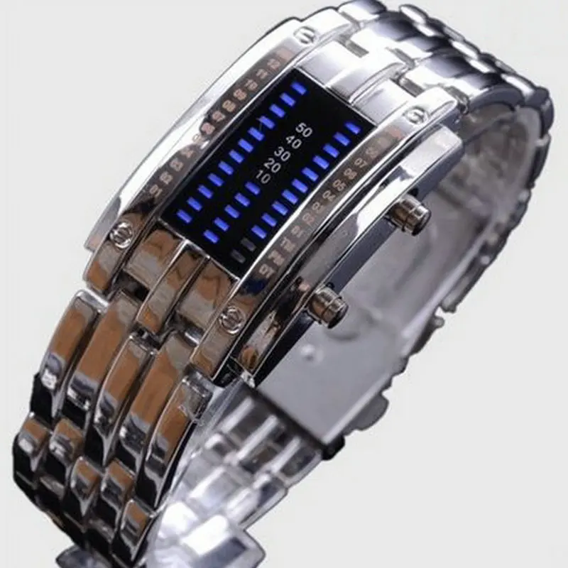 Multifunctional personality strip fashion led electronic waterproof table sports watch