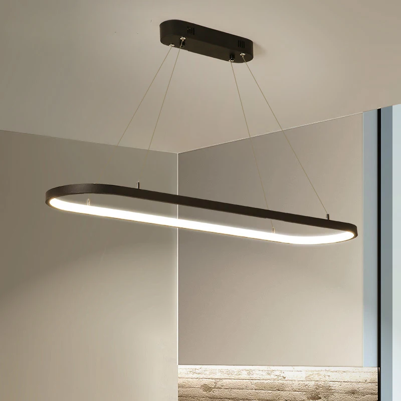 

New Modern LED Pendant Lights for Kitchen Dining Room Bar Hanging Lighting AC85~265V White/Black Decoration Pendant lamp