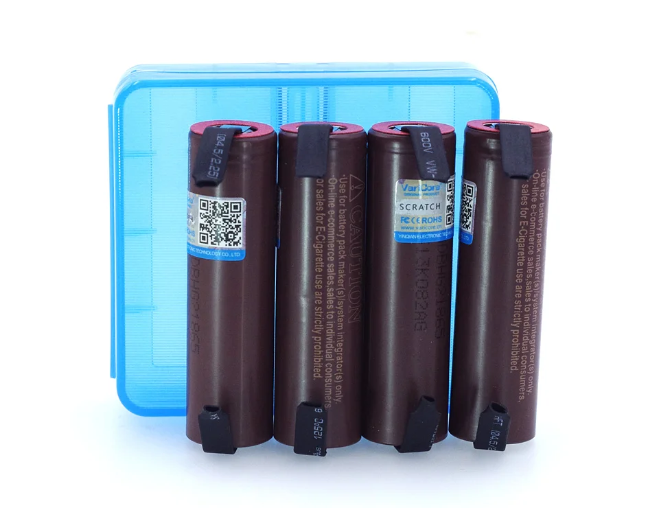 

4 PCS VariCore For New HG2 18650 3000 mAh Rechargeable Battery 3.6 V Discharge 20A, Dedicated Nickel DIY Batteries + Storage