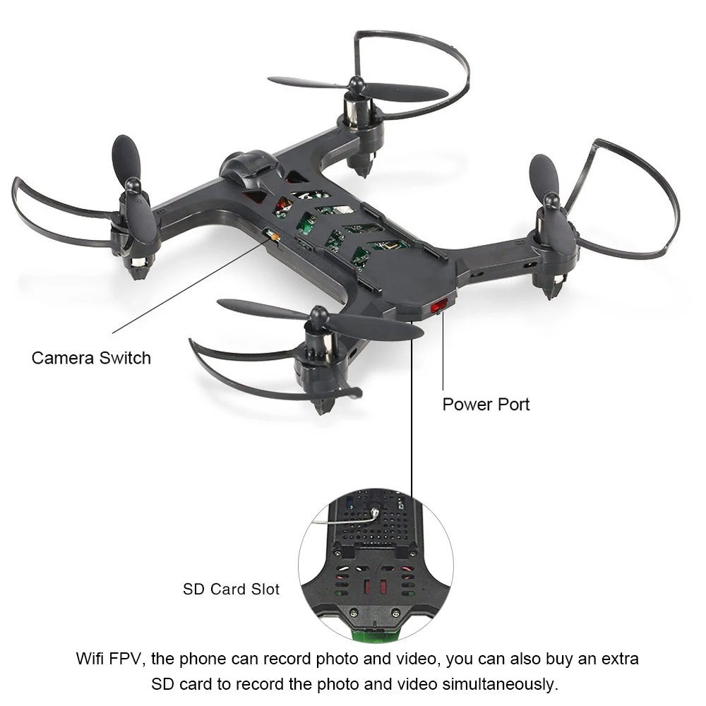 Freeshipping_RC_Racing_Drone_Flytec_T18_With_Wifi_FPV_720P_Wide_Angle_HD_Camera_Mini_Pocket_Quadcopter_DIY_Body_Helicopter_For_Beginners _RTF-8
