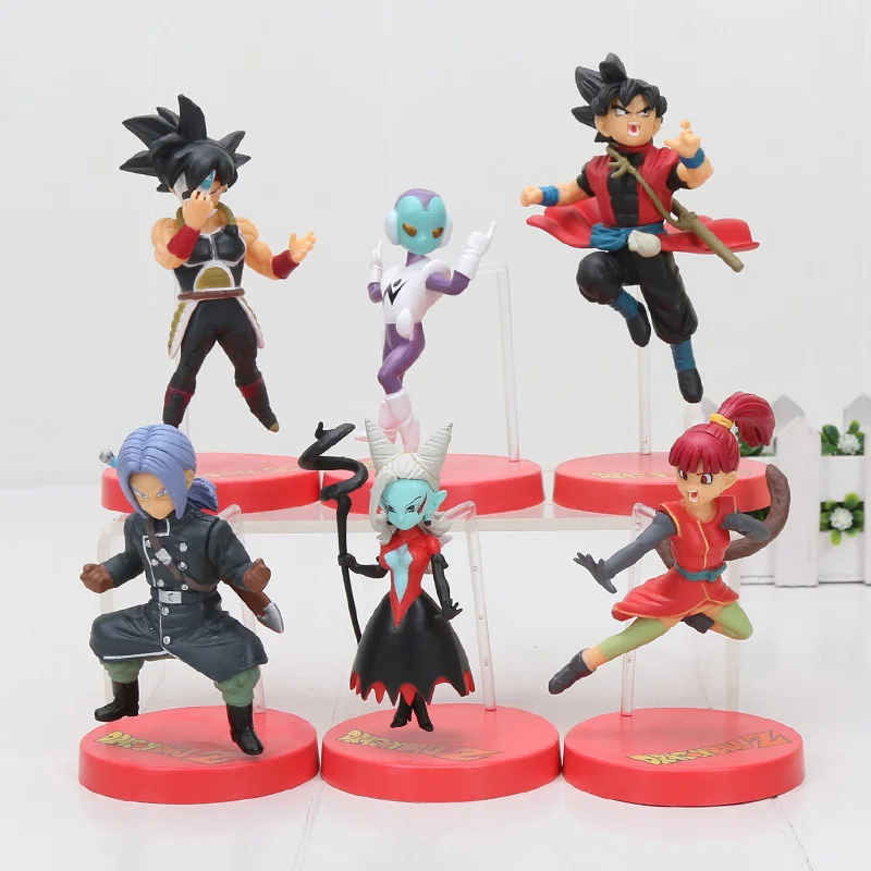 6 шт./компл. 10 фигурки dragon ball z Son Goku Vegeta Vegetto freeza Bardock Broly Super Saiyan модель dbz игрушки в